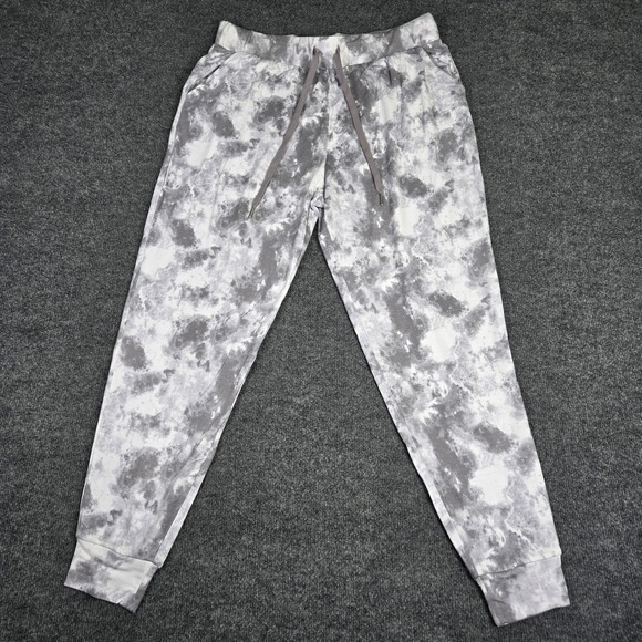 Koolaburra Pants - Koolaburra by UGG Jogger Pants Women's L Gray 34X29 Tie Dye French Terry Comfort